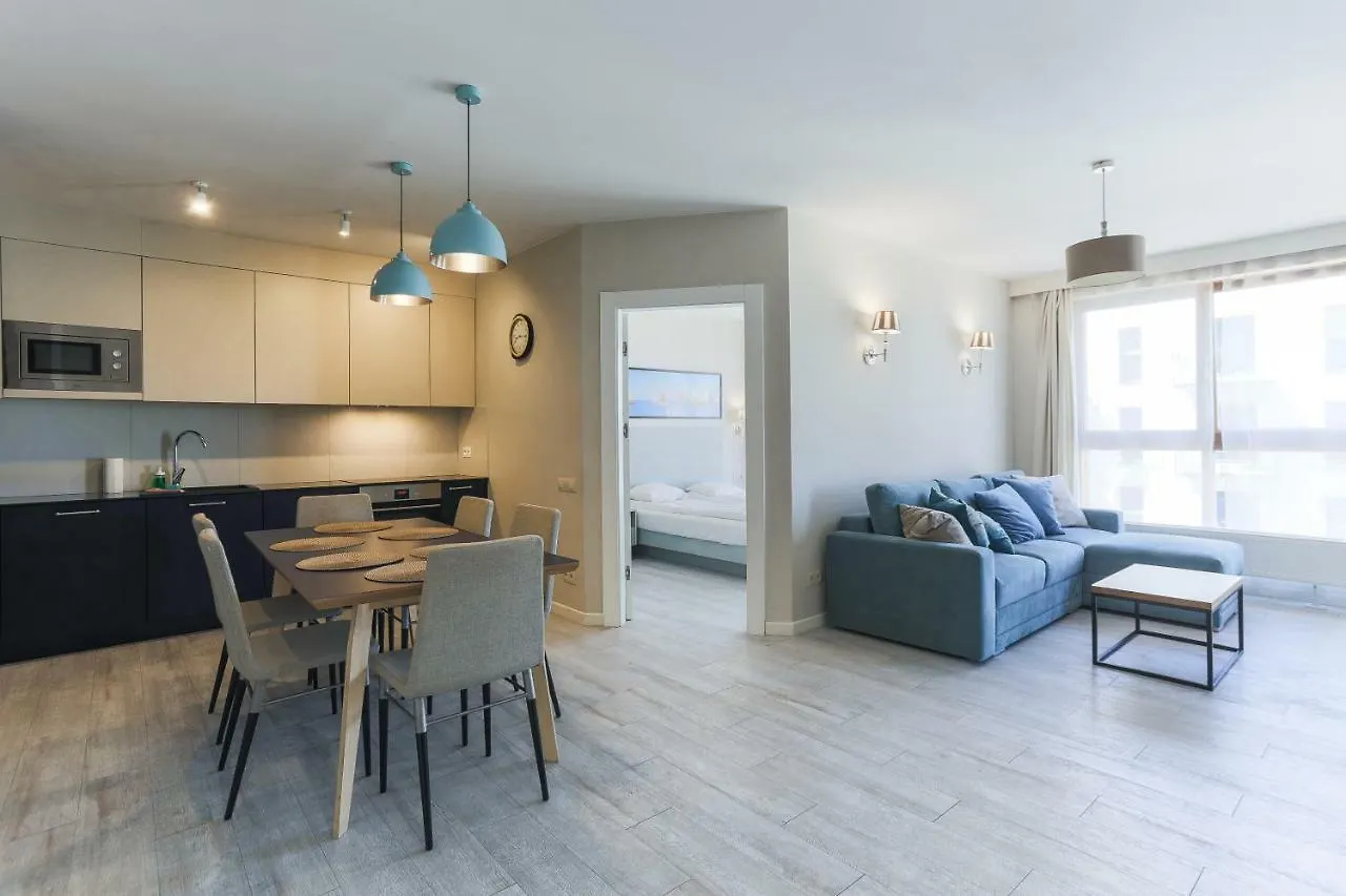 Unique Motlawa Riverbank Apartment 格但斯克